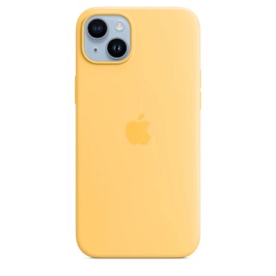 Чохол Silicone Case with MagSafe для iPhone 14 Plus (Sunglow) 202320-7 фото