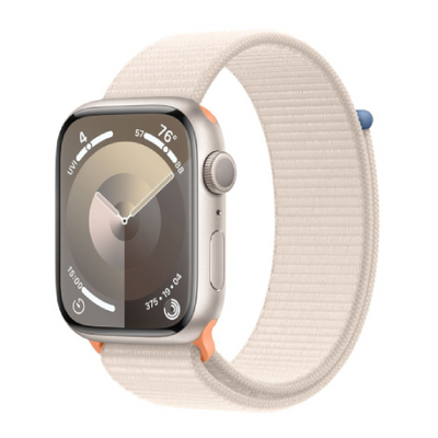 Apple Watch Series 9 GPS 41mm Starlight Aluminum Case with Starlight Sport Loop (MR8V3) series9SL фото
