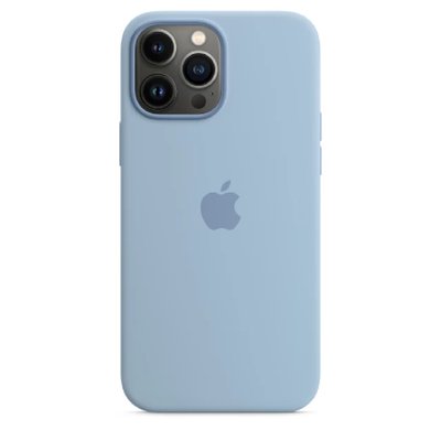 Чохол Silicone Case with MagSafe and Animation для iPhone 13 Pro (Blue Fog) 202316-1 фото