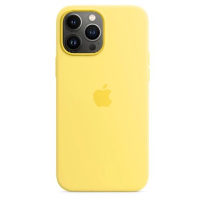 Чохол Silicone Case with MagSafe and Animation для iPhone 13 Pro (Lemon Zest) 202316-4 фото