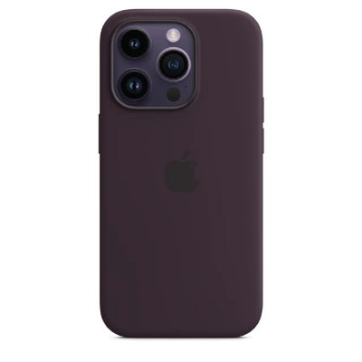 Чохол Silicone Case with MagSafe для iPhone 14 Pro (Elderberry) 202324-1 фото