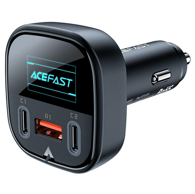 Автомобільний зарядний пристрій Acefast B5 2xUSB-C + USB-A 101w 00140 фото