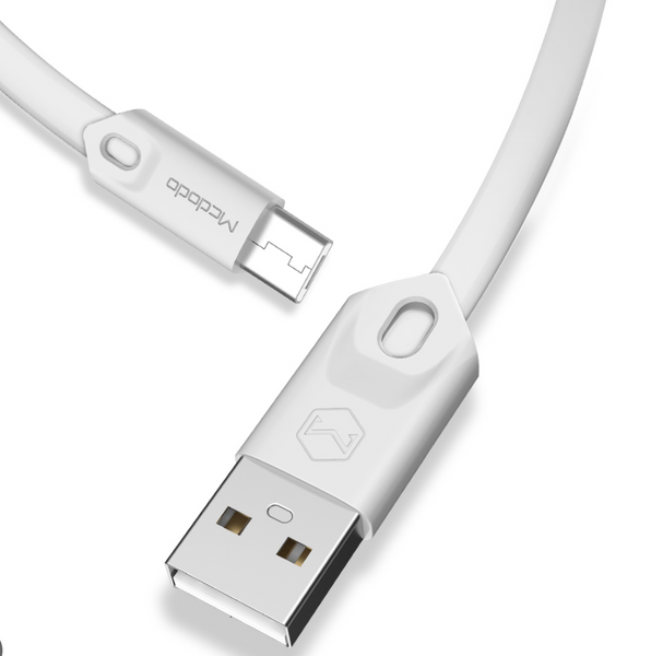 Кабель McDodo (CA-0430) Micro USB Gorgeous Series 1m (White) 00064 фото