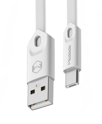 Кабель McDodo (CA-4880) USB to USB-C Gorgeous Series (White) 00069 фото