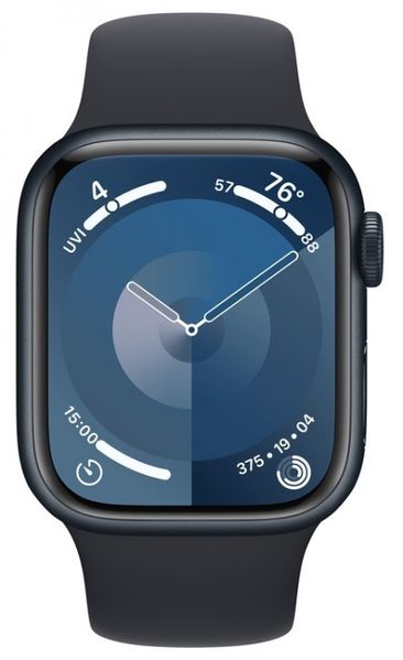 Apple Watch Series 9 45mm GPS Midnight Aluminum Case with Midnight Sport Band (S/M) MR993 series9MB-2 фото