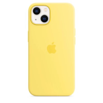 Чохол Silicone Case with MagSafe and Animation для iPhone 13 (Lemon Zest) 202318-4 фото