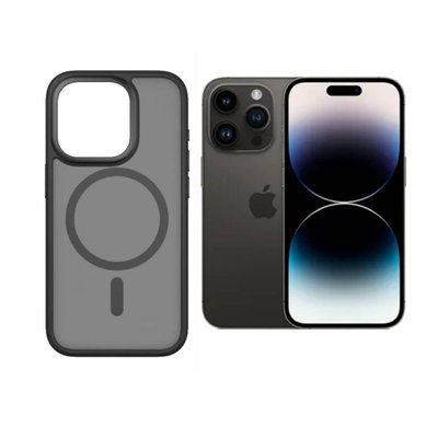 Силіконовий чохол Monblan iPhone 14 Pro Max Series Magnetic Crystal Black 00337457 фото