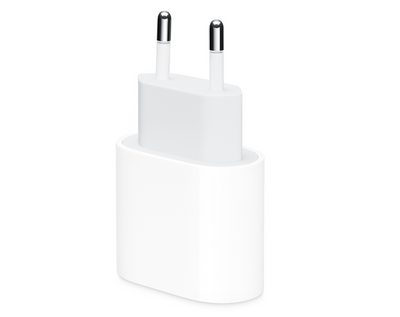 Мережевий зарядний пристрій Apple 20W USB-C Power Adapter White QUALITY A+ (MHJE3ZM/A) 00012 фото