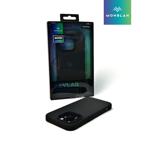 Защитный чехол Monblan iPhone 15 Pro Max Kevlar Magnetic Series 0033433 фото