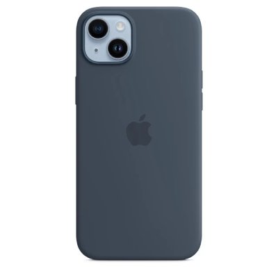 Чохол Silicone Case with MagSafe для iPhone 14 Plus (Storm Blue) 202320-5 фото