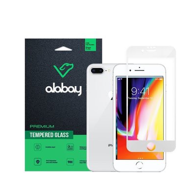 Защитное стекло Alabay для iPhone 7+/8+ Anti Static (White) 00609 фото