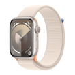 Apple Watch Series 9 GPS 41mm Starlight Aluminum Case with Starlight Sport Loop (MR8V3)