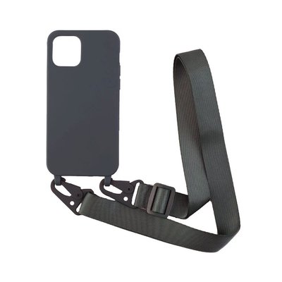 Чехол Silicone Case для iPhone 13 pro с ремешком на плечо 0012094 фото