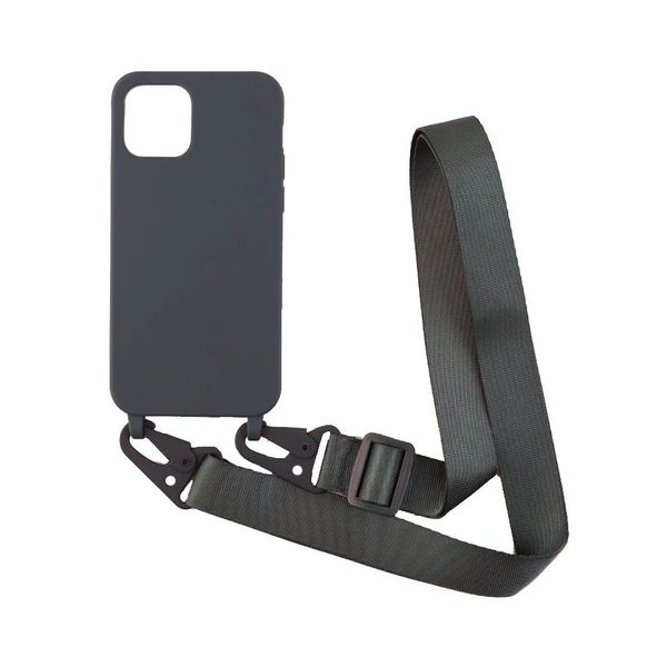 Чохол Silicone Case для iPhone 13 pro з ремінцем на плече 0012094 фото