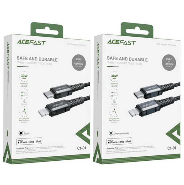 Кабель Acefast C1-01 USB-C to Lightning 00144 фото