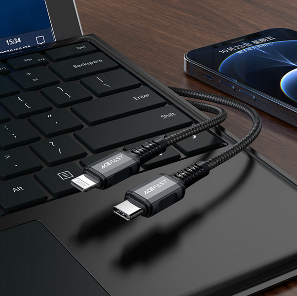 Кабель Acefast C1-01 USB-C to Lightning 00144 фото