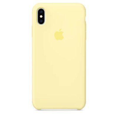 Чехол Silicone Case для iPhone Xs Max (Mellow Yellow) 202329-10 фото