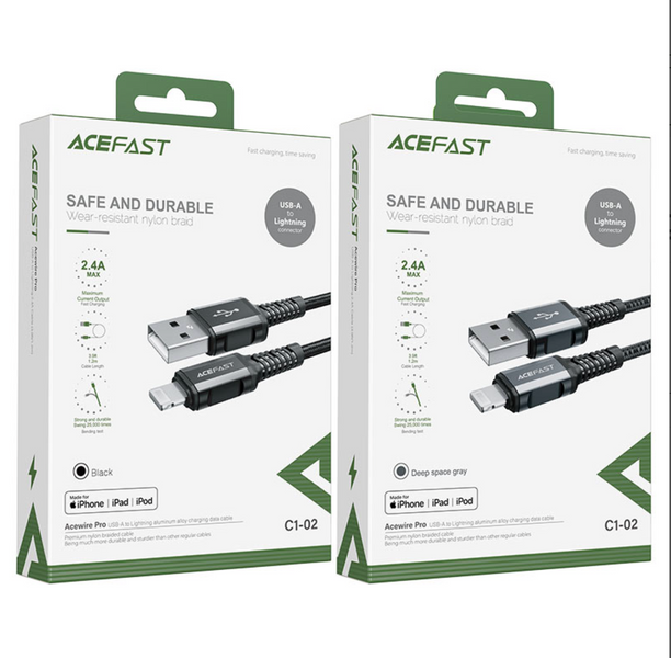 Кабель Acefast C1-02 USB to Lightning 00264 фото