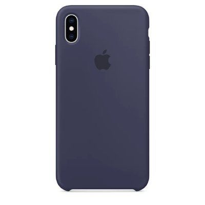 Чехол Silicone Case для iPhone Xs Max (Midnight Blue) 202329-11 фото