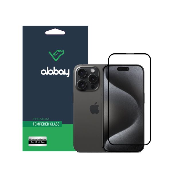 Захисне скло Alabay для iPhone 15 Pro Anti Static (Dust-Proof) 0000897 фото