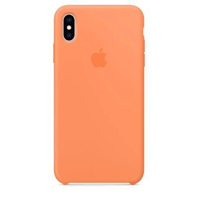 Чехол Silicone Case для iPhone Xs Max (Papaya) 202329-14 фото