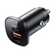 Автомобільний зарядний пристрій Acefast B1 Mini USB-C + USB-A Black 00137 фото 4