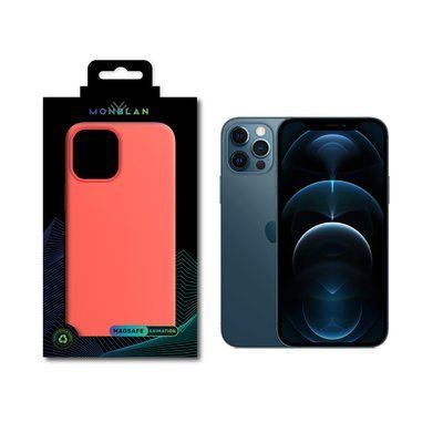 Чехол Monblan для iPhone 12 Pro Max Magnetic Silicone [MagSafe & Animation] Seriesф 123234566906 фото