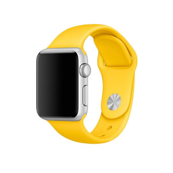 Ремешок Sport для Apple Watch 38/40/41mm  (Yellow) 00245 фото