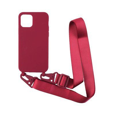 Чехол Silicone Case для iPhone 13 с ремешком на плечо 123234566810 фото