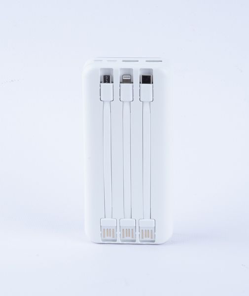 Remax Power Bank 20000 mAh Lesu Series 2A Cabled RPP102 White 360053690 фото