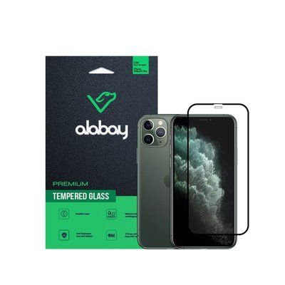 Защитное стекло Alabay для iPhone X/Xs/11 Pro Anti Static (Black) 090786 фото