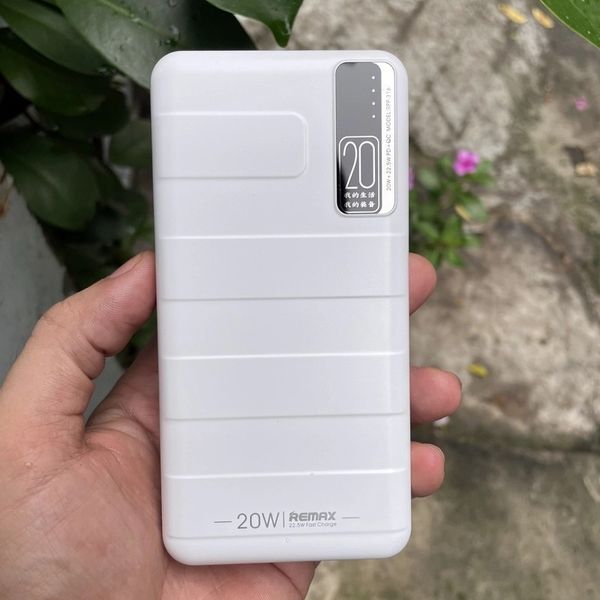 Remax Power Bank 20000 mAh Noah Series 20W+22.5W PD+QC Fast Charging RPP316 White 362135904 фото