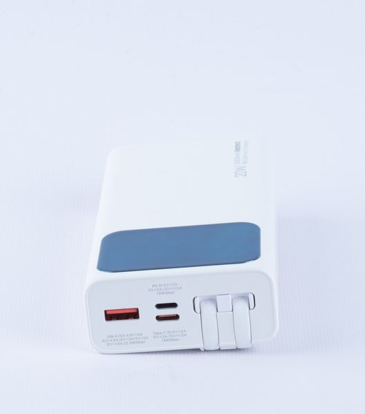 Remax Power Bank 20000 mAh PD 20W+QC 22.5W Cabled Fast Charging RPP535 White 363417865 фото