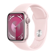 Apple Watch Series 9 41mm GPS Pink Aluminum Case with Light Pink Sport Band (S/M) MR933