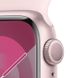 Apple Watch Series 9 41mm GPS Pink Aluminum Case with Light Pink Sport Band (S/M) MR933 series9PB фото 3