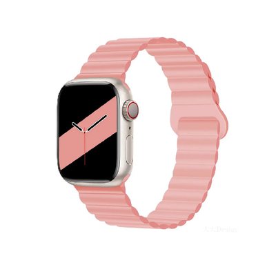 Ремінець XO для Apple Watch 38/40/41mm (BT01A) Silicone Magnetic Series (Pink) 254 фото