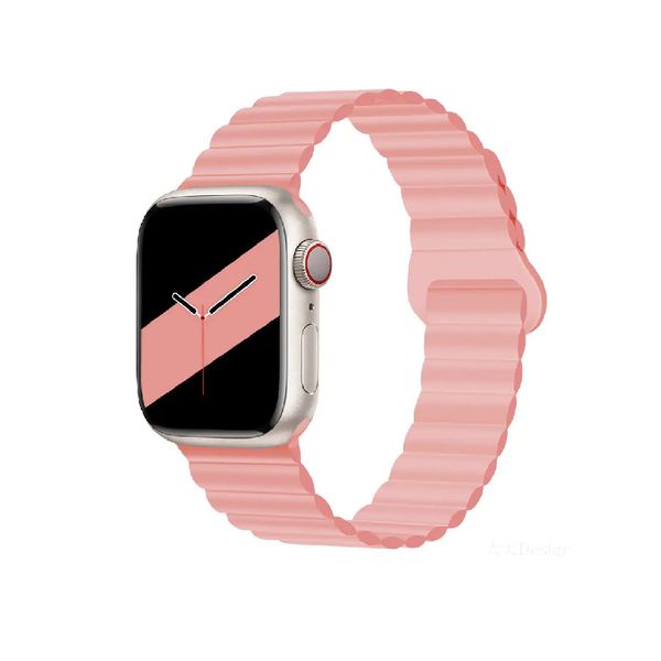 Ремешок XO для Apple Watch 38/40/41mm (BT01A) Silicone Magnetic Series (Pink) 254 фото