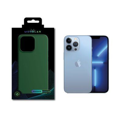 Чехол Monblan для iPhone 13 Pro Max Magnetic Silicone [MagSafe & Animation] Series 123234566883 фото