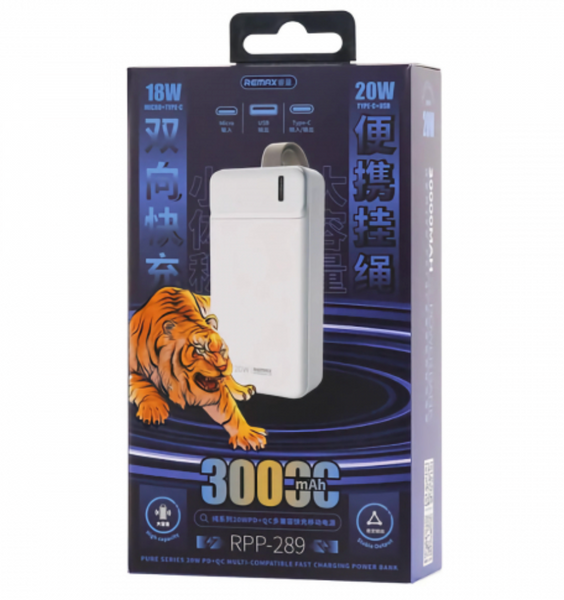 Remax Pure RPP-289 20W 30000mAh 00334412 фото