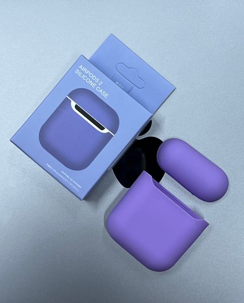 Чехол Silicone Case для AirPods 1/2 (Violet) 202330-12 фото