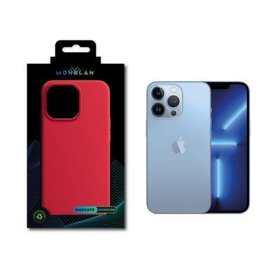 Чехол Monblan для iPhone 13 Pro Max Magnetic Silicone [MagSafe & Animation] Series 123234566886 фото