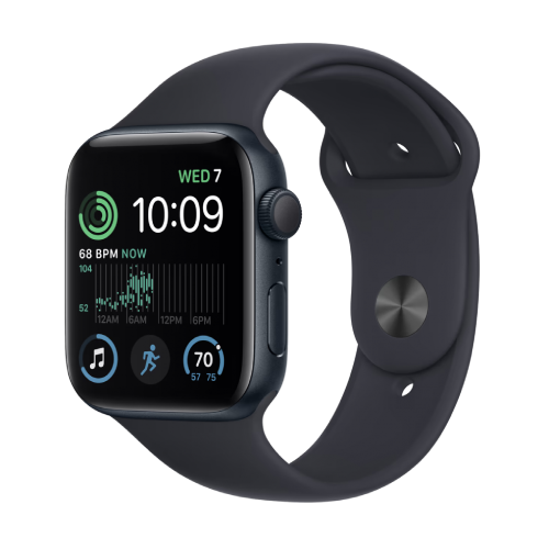 Apple Watch SE 2 2022 44mm GPS+LTE Midnight Aluminium Case with Midnight Sport Band (MNPY3) se2022M-2 фото