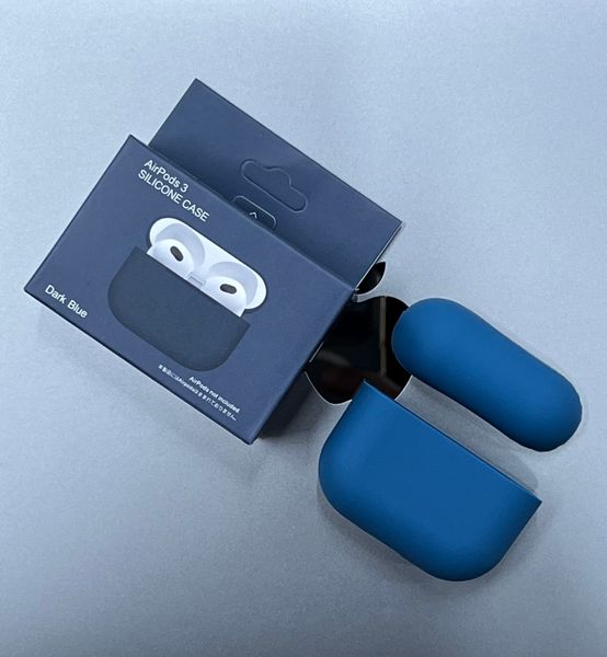 Чехол Silicone Case для AirPods 3 (Dark Blue) 202331-2 фото