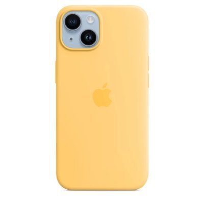Чехол Silicone Case with MagSafe для iPhone 14 (Sunglow) 202326-6 фото