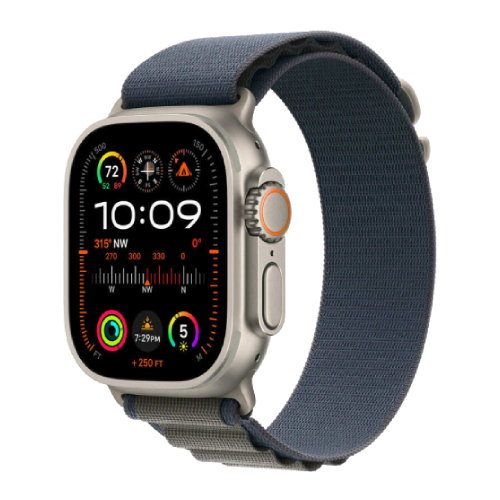 Apple Watch Ultra 2 49mm Titanium Case with Blue Alpine Loop (Medium) (MREP3) ultra2-BAL-1 фото