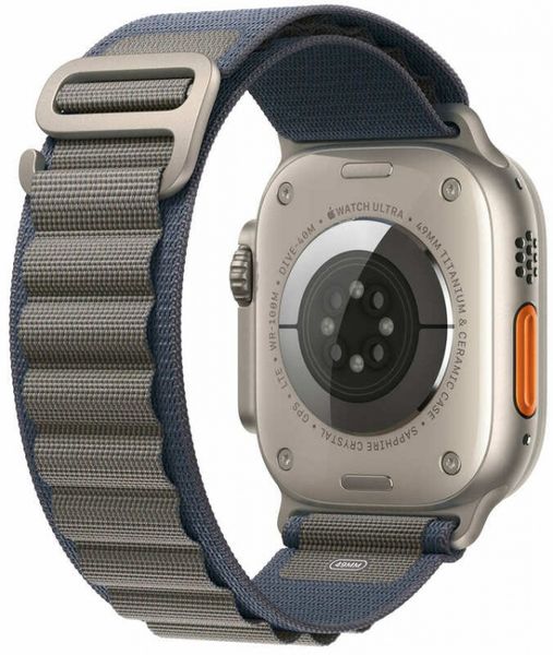 Apple Watch Ultra 2 49mm Titanium Case with Blue Alpine Loop (Medium) (MREP3) ultra2-BAL-1 фото