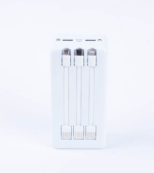 XO Power Bank 30000 mAh comes with emergency lighting PR164 White 357338019 фото