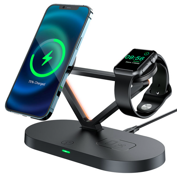 Держатель для мобильного Acefast E9 Desktop 3in1 Wireless Charging Series 001334 фото