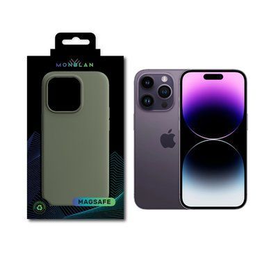Чехол Monblan для iPhone 14 Pro Magnetic Silicone [MagSafe] Series 123234566846 фото