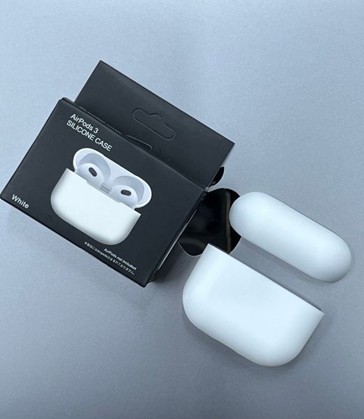 Чехол Silicone Case для AirPods 3 (White) 202331-11 фото